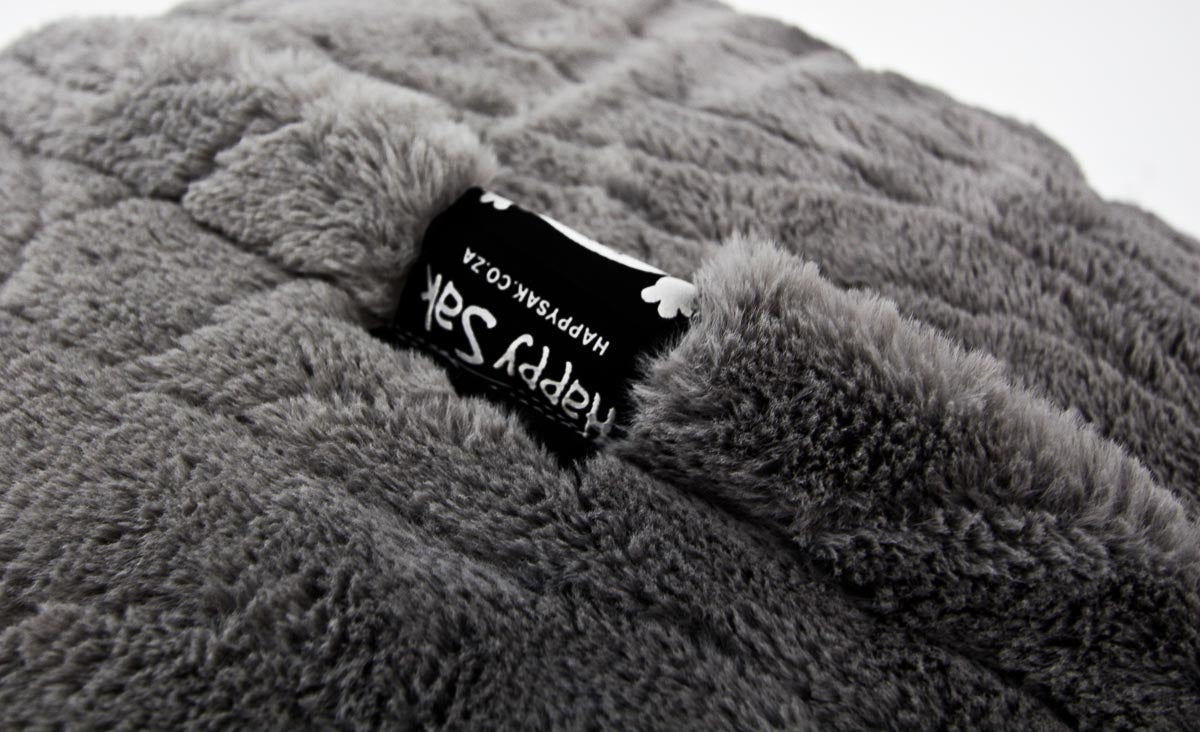 XXXL Sak Dark Grey Fur