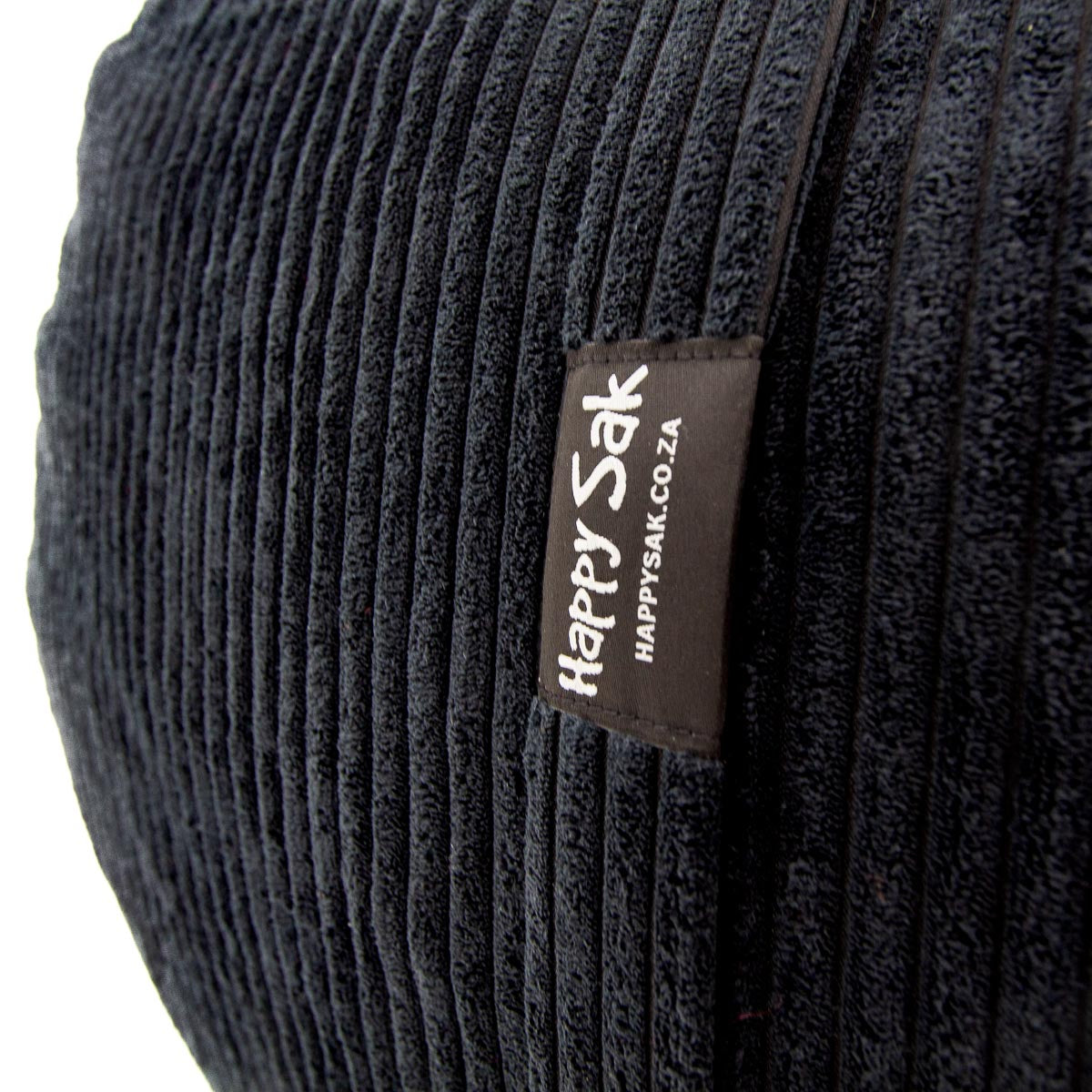 Footsak Black Corduroy