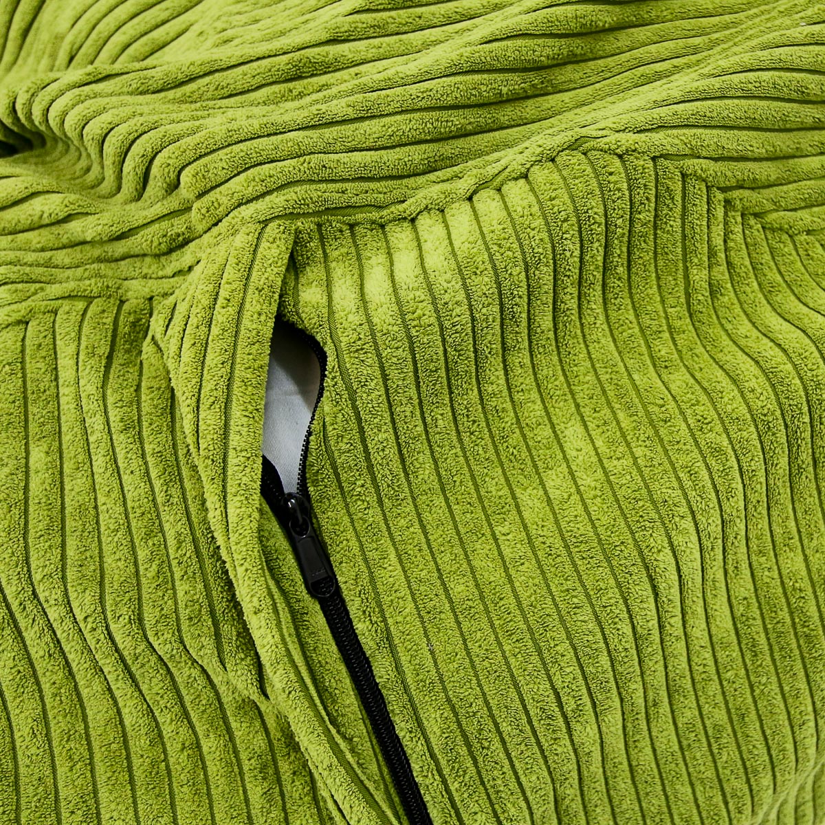 L Flip Sak Lime Green Corduroy Extra Cover