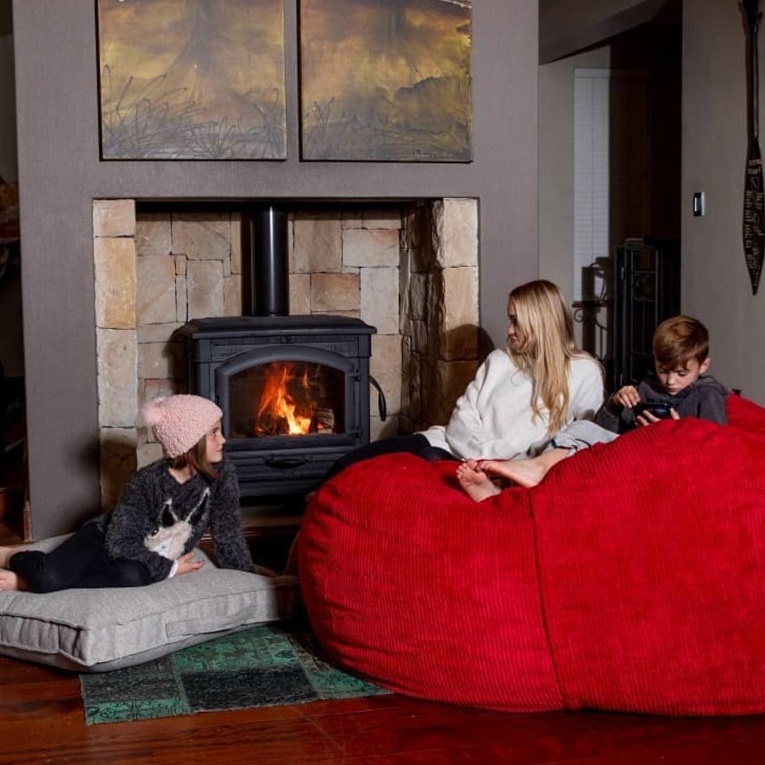 XXXL Sak Red Corduroy Extra Cover - Happy Sak SA