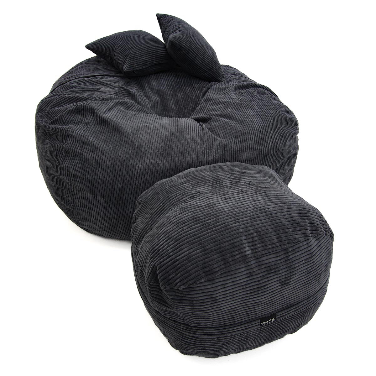 Charcoal Cord XL + Footsak + 2 Scatters