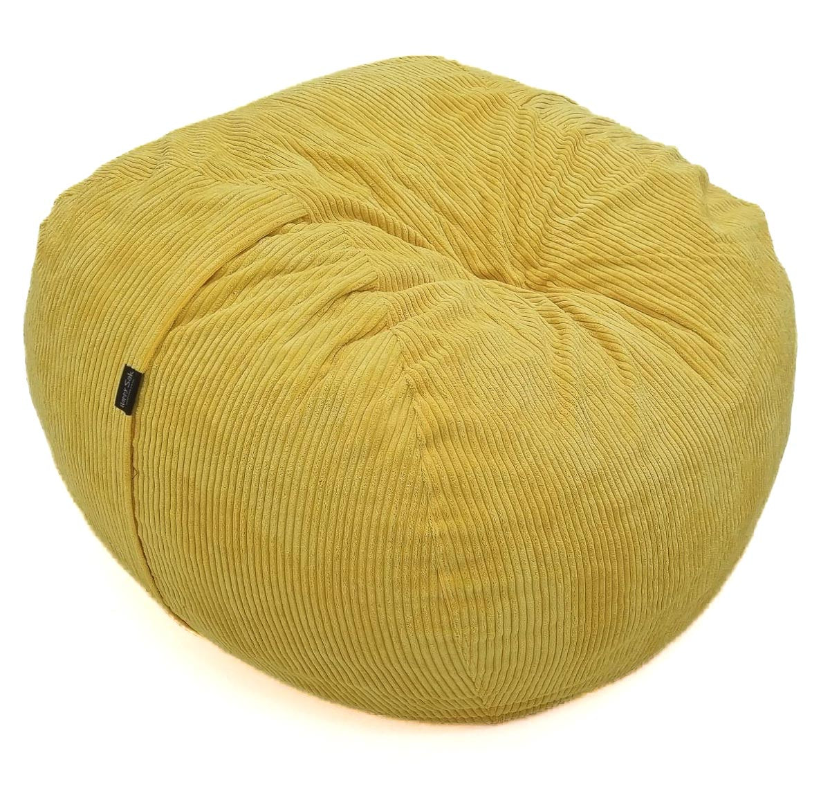 yellow bean bag