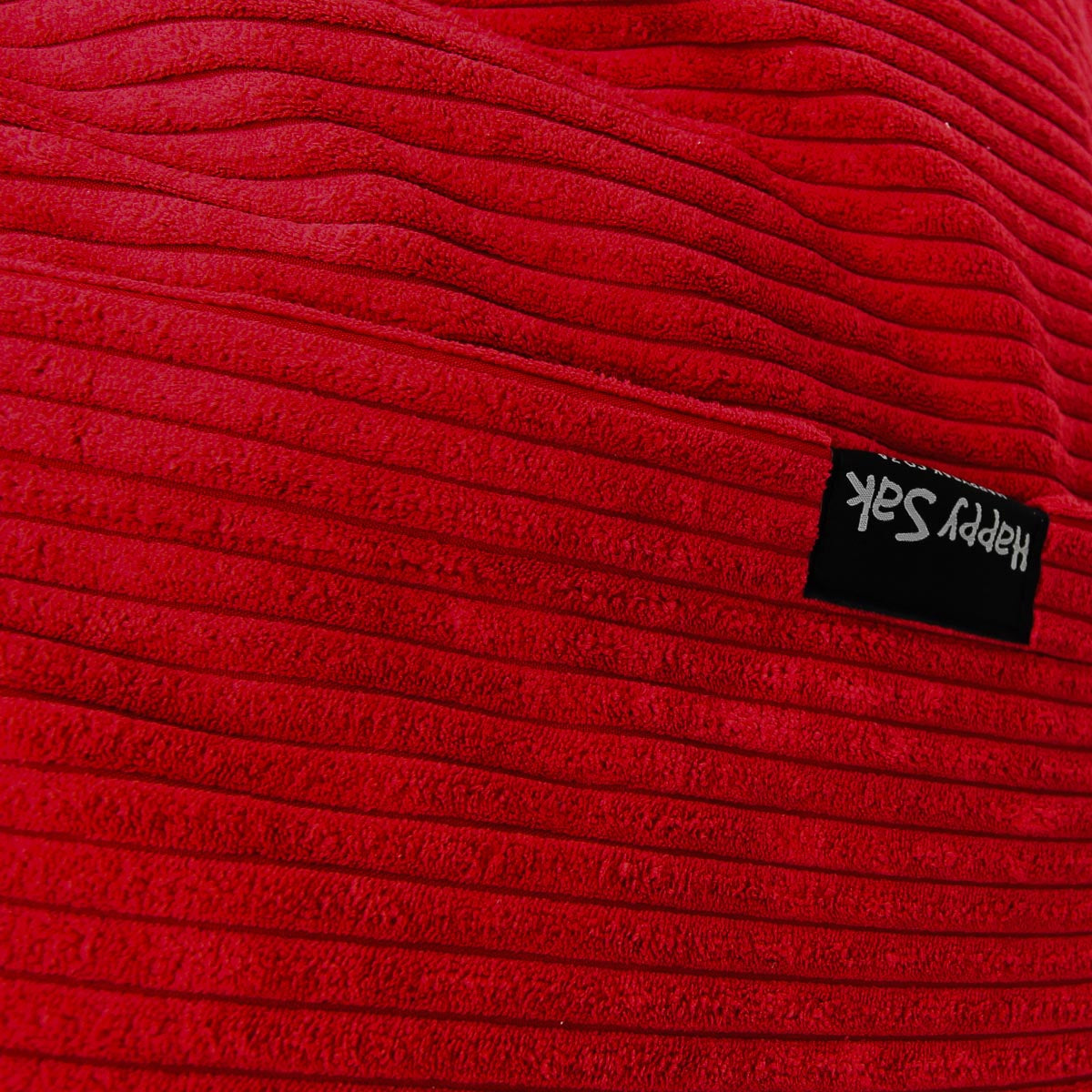 Footsak Red Corduroy Extra Cover