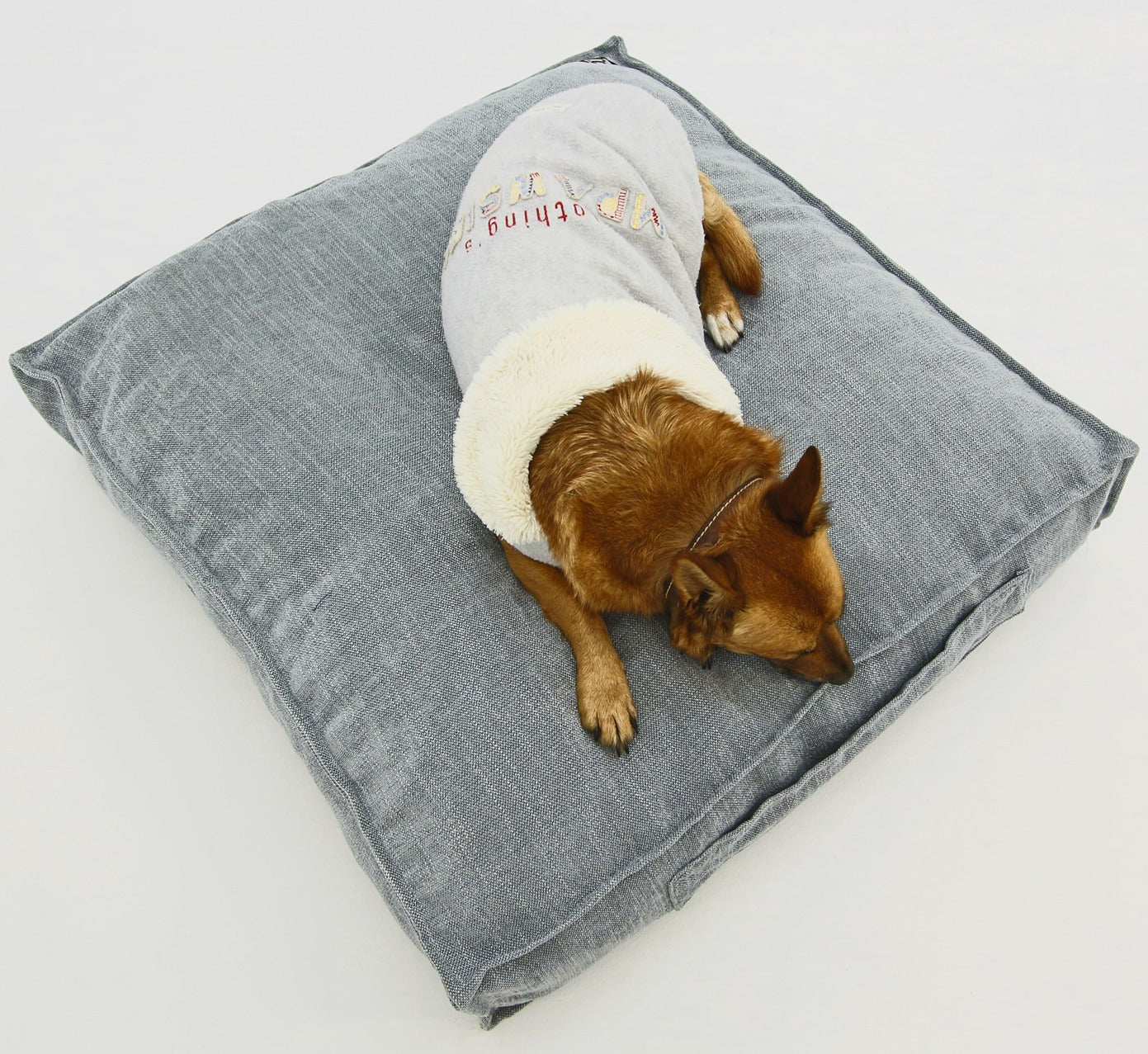S Dog Bed Grey Extra Cover