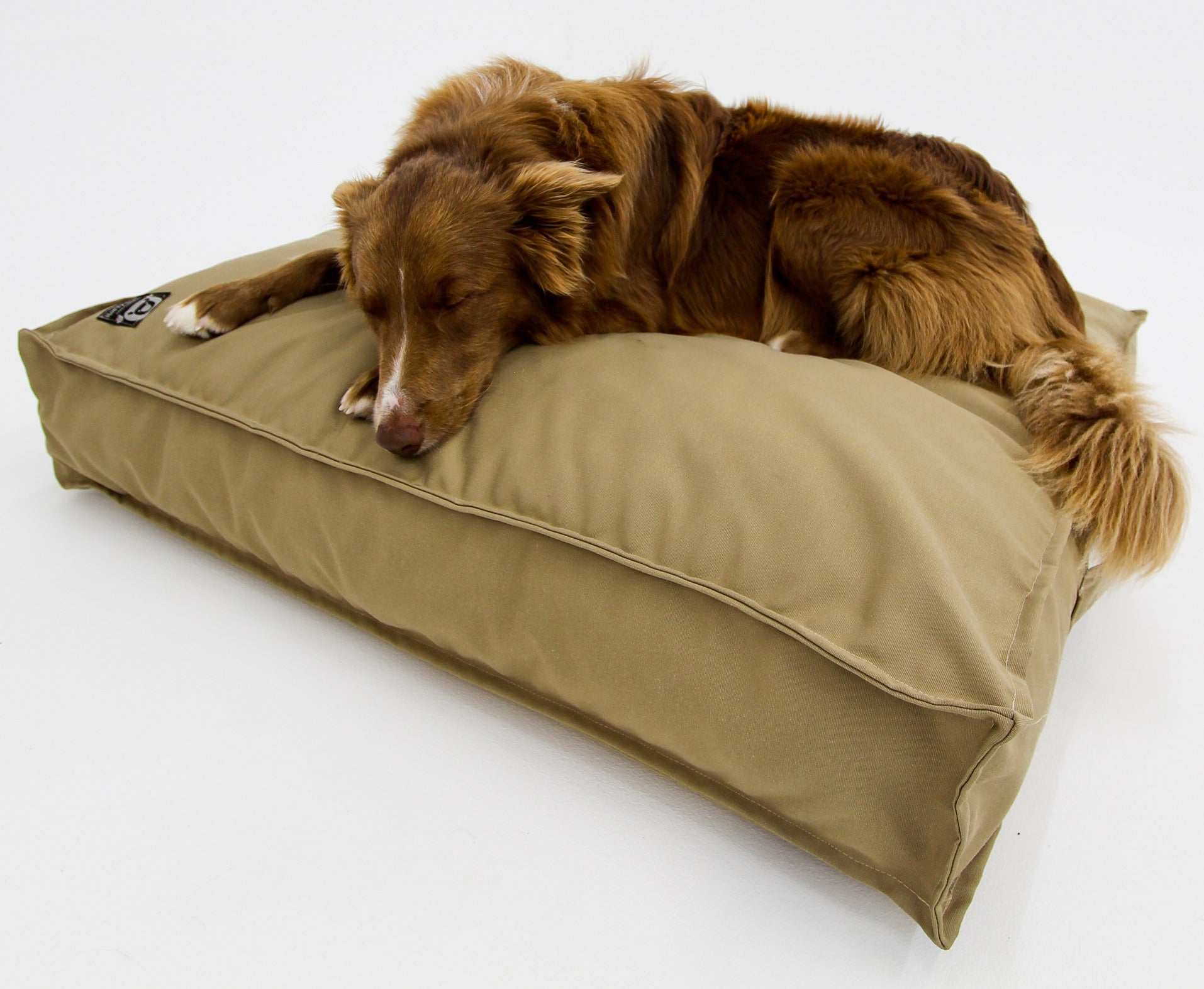 M Dog Bed Beige Outdoor
