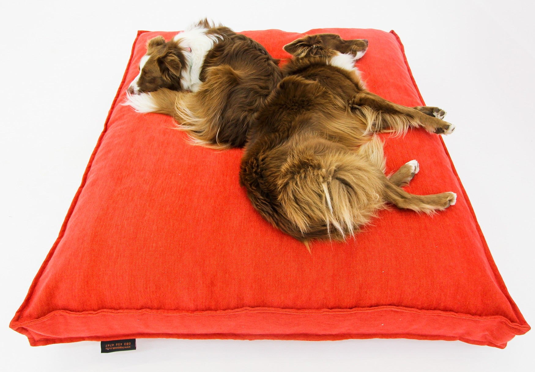 L Dog Bed Red Extra Cover
